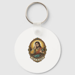 Jesus Dropped Phone Screen Down Dance Floor Club H Key Ring