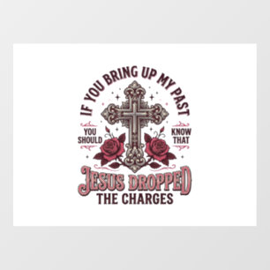 Jesus Dropped The Charges Vintage Cross Shirt