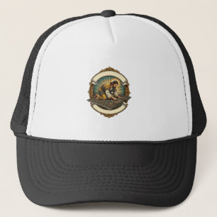 Jesus Dropped Tiny Screw Thick Carpet DIY Humor_1 Trucker Hat
