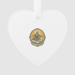 Jesus Dropped Wet Soap Sliding Bathroom Floor Clum Ornament