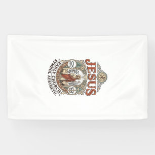Jesus Early Church Symbol Aesthetic Jesus Early Ch Banner