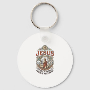 Jesus Early Church Symbol Aesthetic Jesus Early Ch Key Ring