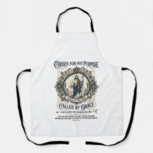 Jesus Electrician Shirt Faith Based Design_1 Apron