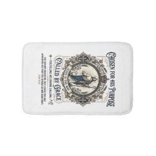 Jesus Electrician Shirt Faith Based Design_1 Bath Mat