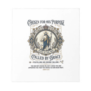 Jesus Electrician Shirt Faith Based Design_1 Notepad