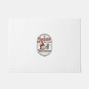 Jesus Empty Chair Invitation Jesus Empty Chair Inv Doormat
