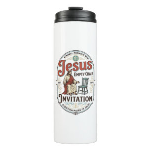 Jesus Empty Chair Invitation Jesus Empty Chair Inv Thermal Tumbler
