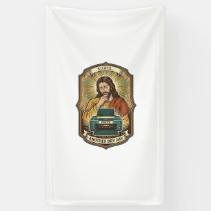 Jesus Empty Printer Paper Tray Office Work Annoyan Banner