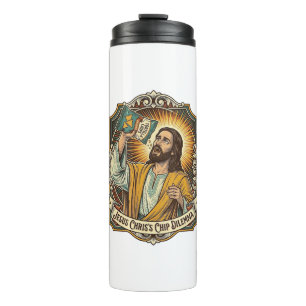 Jesus Empty Tortilla Chip Bag Drunk Munchies Party Thermal Tumbler