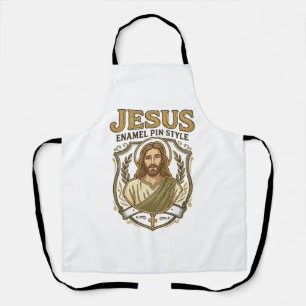 Jesus Enamel Pin Style Jesus Enamel Pin Christian Apron