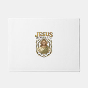 Jesus Enamel Pin Style Jesus Enamel Pin Christian Doormat