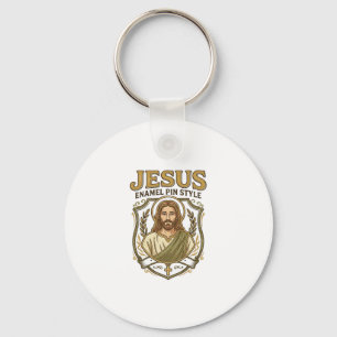 Jesus Enamel Pin Style Jesus Enamel Pin Christian  Key Ring