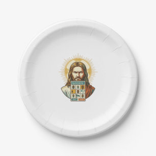 Jesus Endless Captcha Verification Traffic Lights Paper Plate
