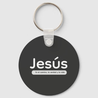 Jesús es el camino, la verdad y la vida key ring