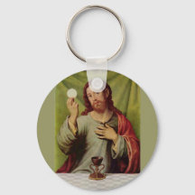 Jesus eucharist keychain