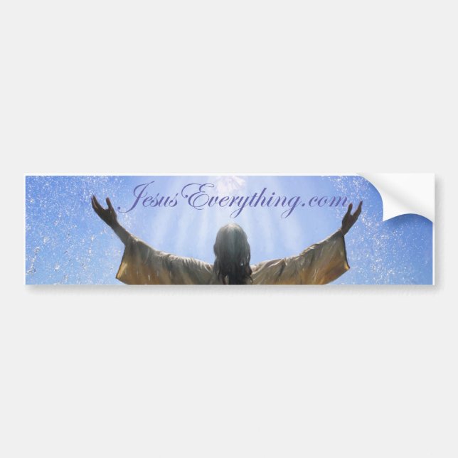"Jesus Everything" Bumper Sticker (Front)