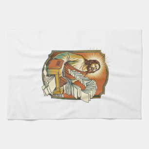 Jesus Excel Sheet Printing 50 Blank Pages Office H Tea Towel