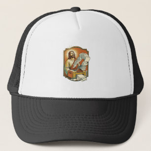 Jesus Excel Sheet Printing 50 Blank Pages Office H Trucker Hat