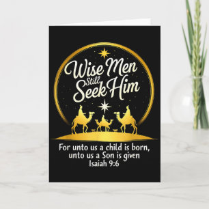 Jesus Faith 3 Kings Vintage Wise Men Still Seek Hi Card
