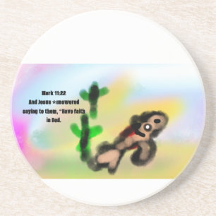jesus faith coaster