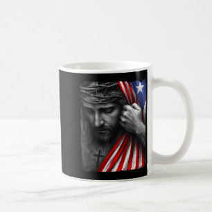 Jesus Faith Cross Crown America Puerto Rico Herita Coffee Mug