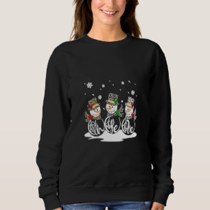Jesus Faith Hope Love Snowman Xmas For Christian Sweatshirt