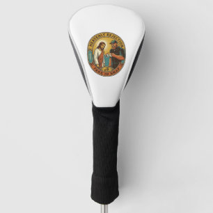 Jesus Fake ID Confiscated Angry Bouncer Club Party Golf Head Cover