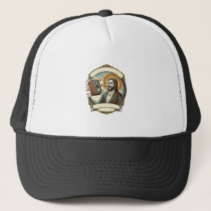 Jesus Fake Laughing Loud Club Cant Hear Party Humo Trucker Hat