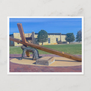 Jesus Falls the Second Time  Postcard