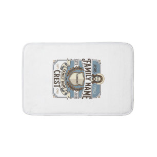 Jesus Family Name Crest Jesus Family Name Crest Ch Bath Mat