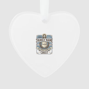 Jesus Family Name Crest Jesus Family Name Crest Ch Ornament