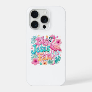 Jesus Fan & Flamingo iPhone Case 
