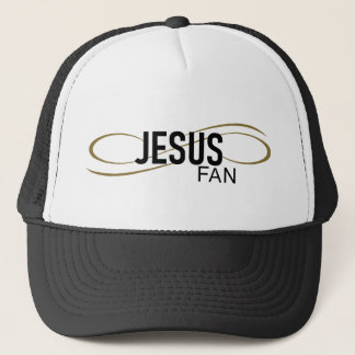 Jesus Fan With Swirl Hat/Cap Trucker Hat