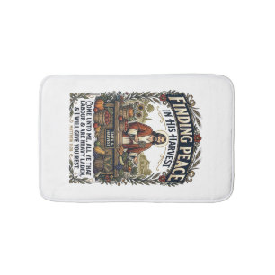 Jesus Farmers Market Handmade Food Graphic Tee Chr Bath Mat