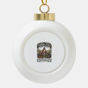 Jesus Farmers Market Handmade Food Graphic Tee Chr Ceramic Ball Christmas Ornament
