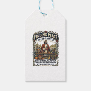 Jesus Farmers Market Handmade Food Graphic Tee Chr Gift Tags