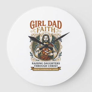 Jesus Fatherhood Micro Identities Graphic Tee Chri Large Clock