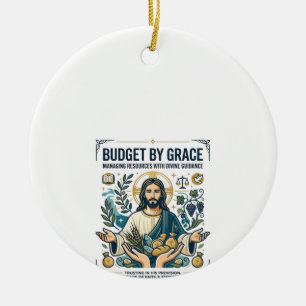 Jesus Financial Peace Debt Free Journey Shirt Chri Ceramic Ornament