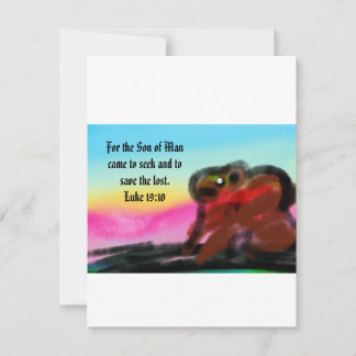 jesus find us  thank you card