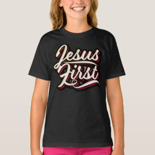 Jesus First 70's Style T-Shirt