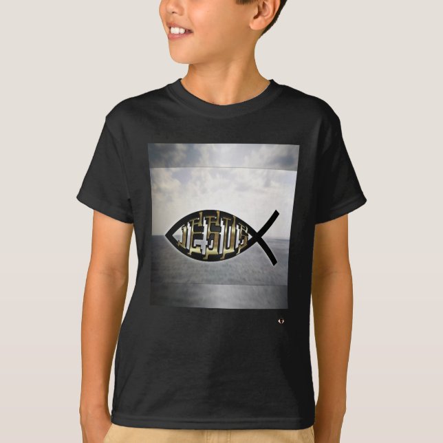 Jesus fish 2 T-Shirt (Front)
