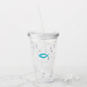 JESUS FISH ACRYLIC TUMBLER