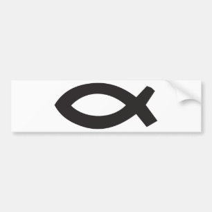 Jesus Fish Bumper Sticker