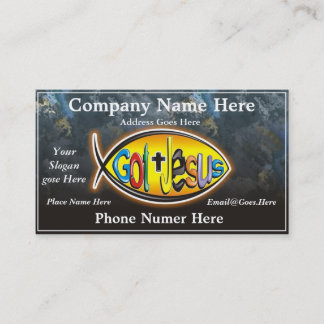 Jesus Fish Business Card - Customised