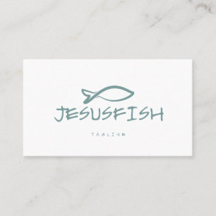 Jesus FISH business card template