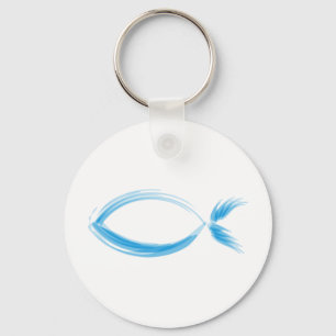 Jesus fish key ring