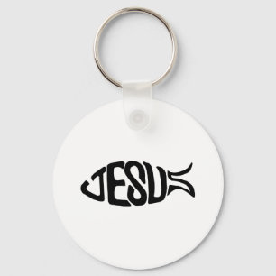 Jesus Fish Key Ring