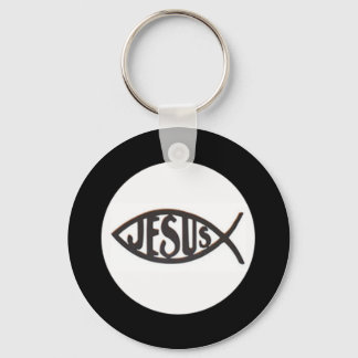 Jesus Fish Key Ring