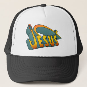 Jesus Fish Nail Trucker Hat