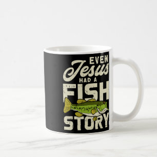 Jesus Fish Story Fisherman God Christ Fishing Chri Coffee Mug